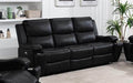 Pending - IFDC Sofa Set IFDC Black Leather Living Room Collection