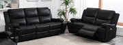 Pending - IFDC Sofa Set IFDC Black Leather Living Room Collection