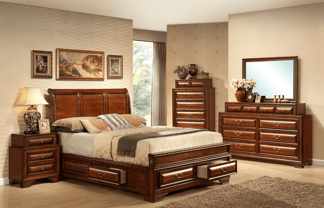 Pending - IFDC Sofia 5 Piece Bedroom Set - Available in 2 Sizes