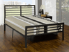 Pending - IFDC Twin Gun Metal Platform Bed - Available in 3 Sizes