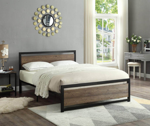 Pending - IFDC Wooden Panel Platform Bed - Available in 3 Sizes
