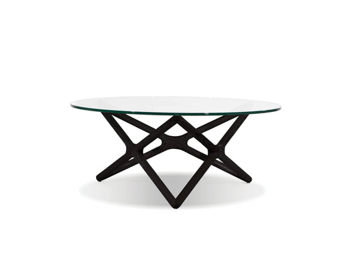  Mobital Coffee Table Black Quasar Coffee Table Clear Glass - Available in 2 Colours