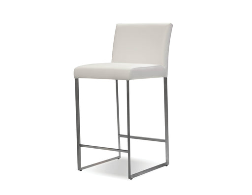  Mobital Counter Stool White Tate Leatherette Counter Stool Black Leatherette - Available in 6 Colours