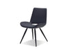  Mobital Willam Upholstered Dining Chair with Powder Coated Legs (Set of 2)
