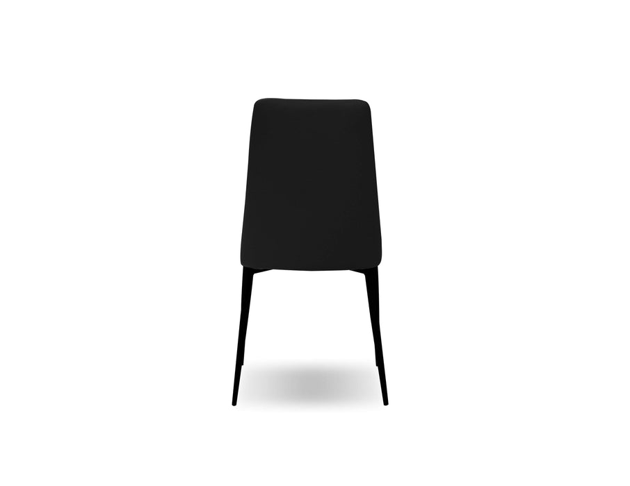 Mobital Dining Chair Seville Dining Chair With Matte Black Legs Set Of 2 - Available in 2 Colours
