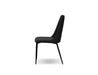 Mobital Dining Chair Seville Dining Chair With Matte Black Legs Set Of 2 - Available in 2 Colours