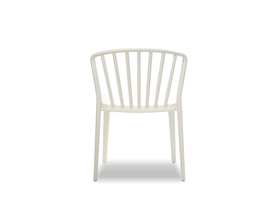  Mobital Dining Chair White Windsor Dining Chair White Polypropylene Set Of 4