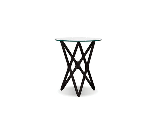  Mobital End Table Black Quasar 22" Tall End Table Clear Glass  - Available in 2 Colours