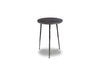 Mobital End Table Black Spanish Nero Marquina Marble Kaii 18" Tall End Table With Distressed Forged Black Iron Legs - Available in 3 Colours