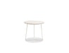 Mobital End Table White / Medium Rizzo End Table White Terrazo Marble With White Base - Available in 3 Sizes