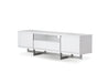 Mobital Remi TV Stand with Brushed Stainless Steel
