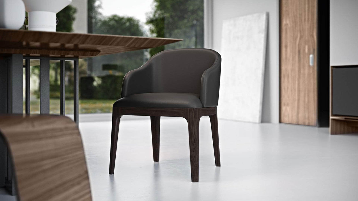 Pending - Modloft Dining Chairs Wooster Dining Arm Chair - Available in 2 Colours