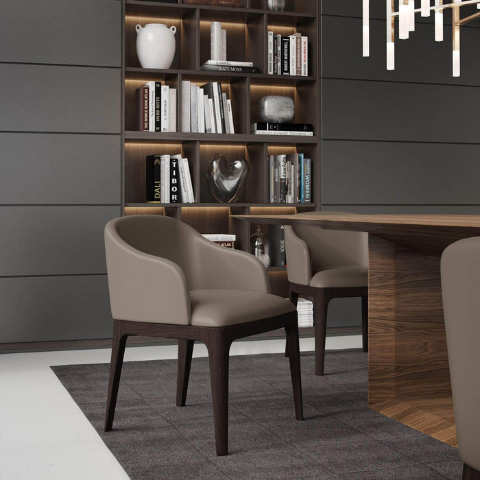 Pending - Modloft Dining Chairs Wooster Dining Arm Chair - Available in 2 Colours