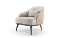 Pending - Modloft Lounge Chair Beige Velvet Cliff Lounge Chair - Available in 2 Colours