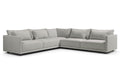 Pending - Modloft Sectionals Basel Modular Sofa Set 03 - Slate Pebble Fabric