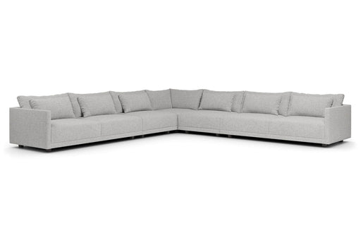 Pending - Modloft Sectionals Basel Modular Sofa Set 04 - Slate Pebble Fabric