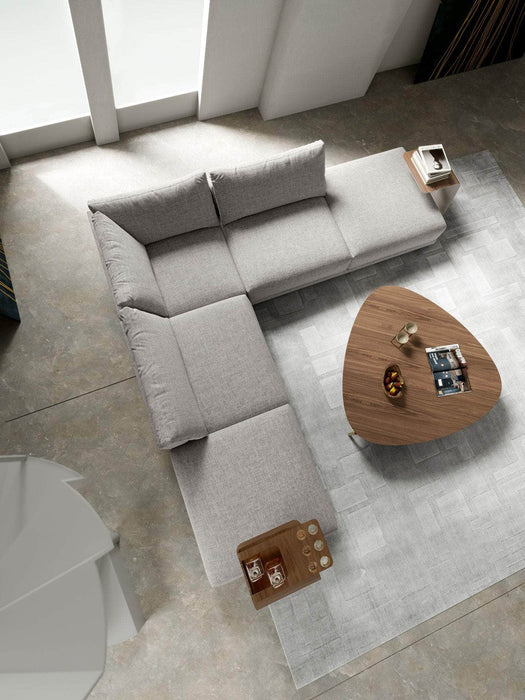 Pending - Modloft Sectionals Basel Modular Sofa Set 06 - Slate Pebble Fabric