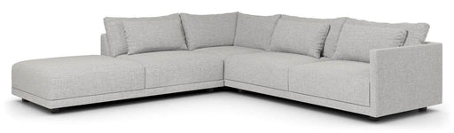 Pending - Modloft Sectionals Basel Modular Sofa Set 09 in Slate Pebble Fabric - Available in 2 Configurations