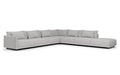 Pending - Modloft Sectionals Basel Modular Sofa Set 10 in Slate Pebble Fabric - Available in 2 Configurations