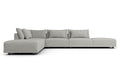 Pending - Modloft Sectionals Basel Modular Sofa Set 13 - Slate Pebble Fabric