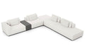 Pending - Modloft Sectionals Chalk Fabric Spruce Sectional Arm Sofa with End Unit in Chalk Fabric