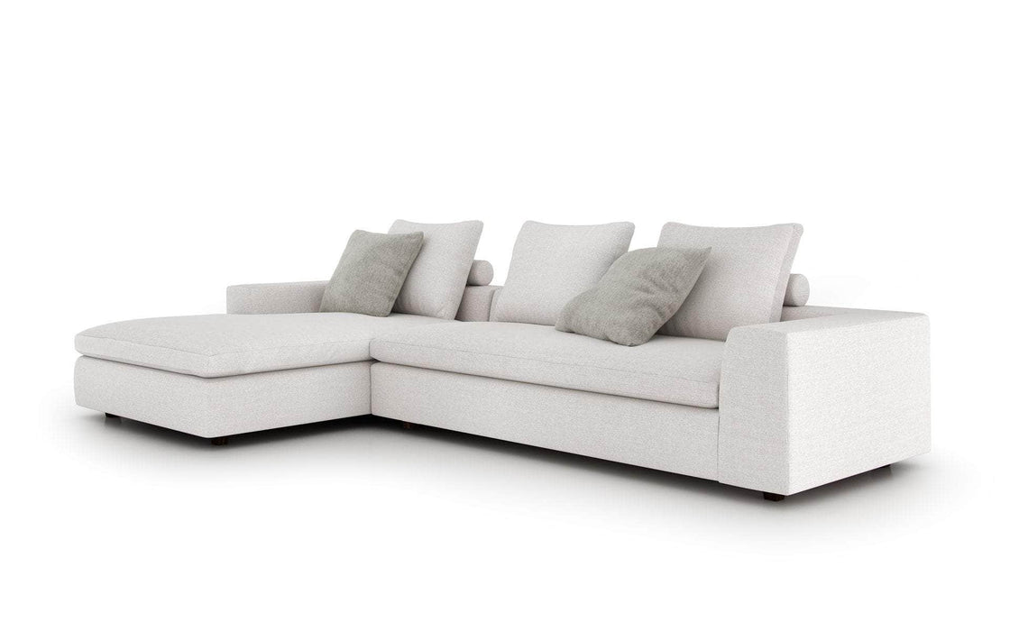 Pending - Modloft Sectionals Lucerne Modular Sofa Set 02 in Ashen Fabric - Available in 2 Configurations