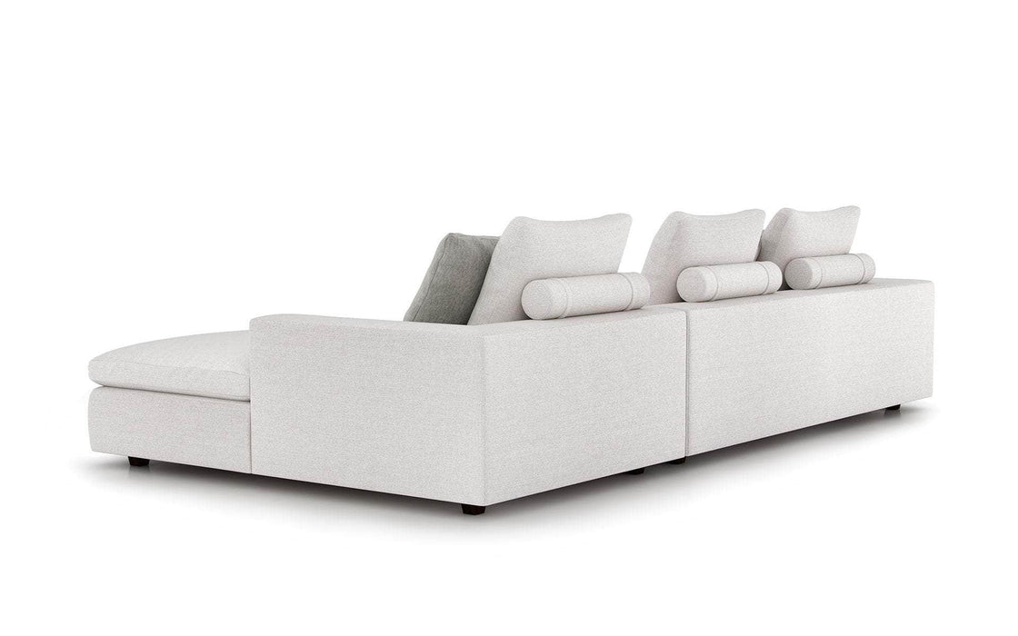 Pending - Modloft Sectionals Lucerne Modular Sofa Set 02 in Ashen Fabric - Available in 2 Configurations