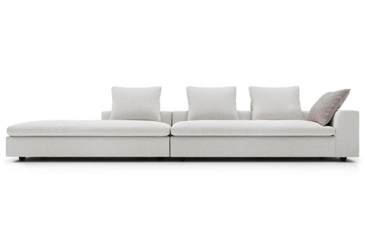 Pending - Modloft Sectionals Lucerne Modular Sofa Set 08 in Ashen Fabric - Available in 2 Configurations