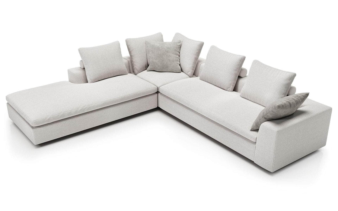 Pending - Modloft Sectionals Lucerne Modular Sofa Set 09 in Ashen Fabric - Available in 2 Configurations