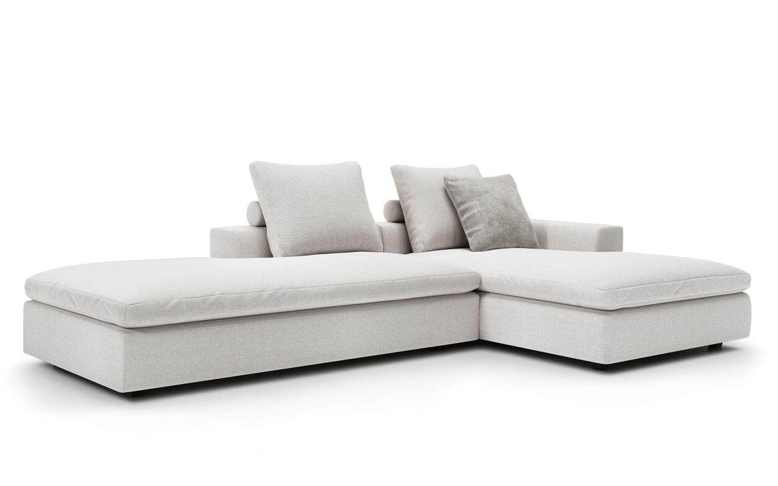 Pending - Modloft Sectionals Lucerne Modular Sofa Set 11 in Ashen Fabric - Available in 2 Configurations