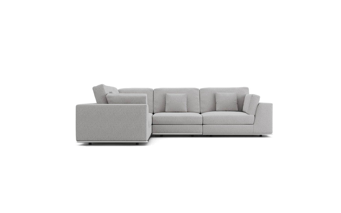 Pending - Modloft Sectionals Perry Sectional 2 Arm Corner Compact Sofa - Available in 2 Colours