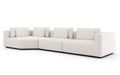 Pending - Modloft Sectionals Spruce Modular Sofa Set 25 in Chalk Fabric - Available in 2 Configurations