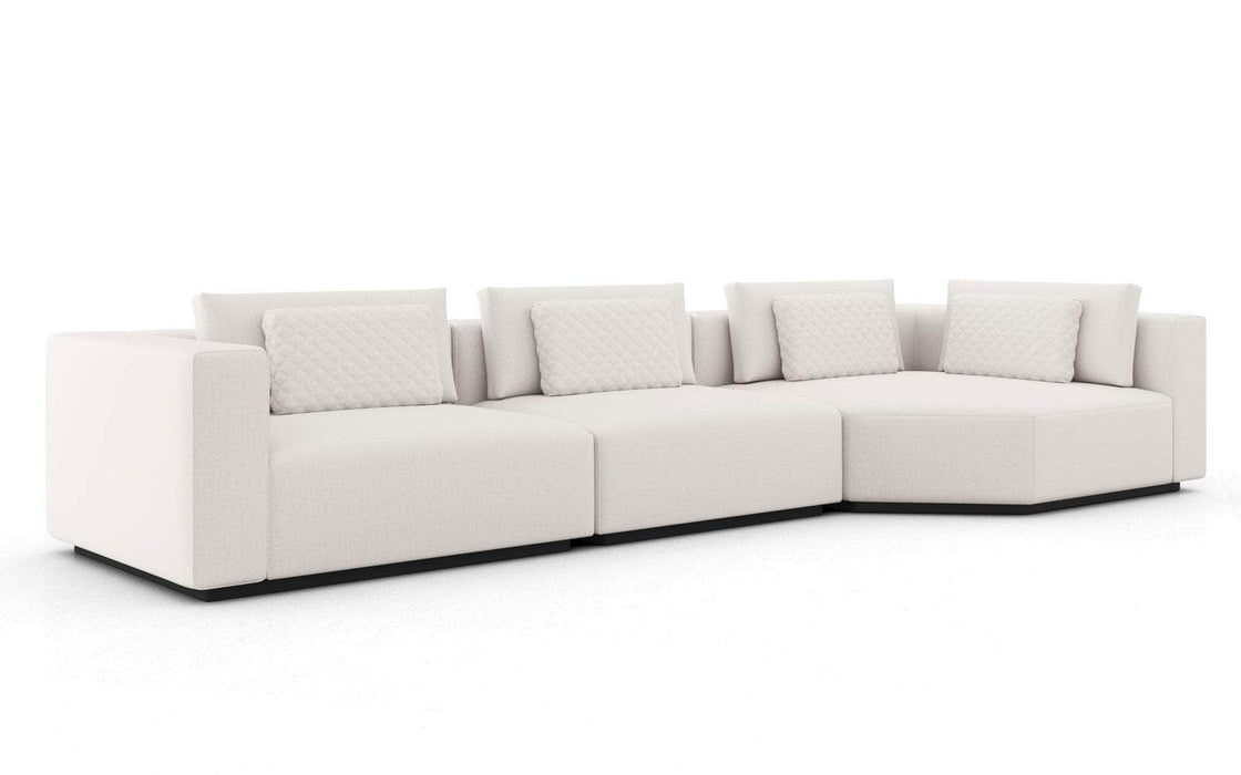 Pending - Modloft Sectionals Spruce Modular Sofa Set 25 in Chalk Fabric - Available in 2 Configurations