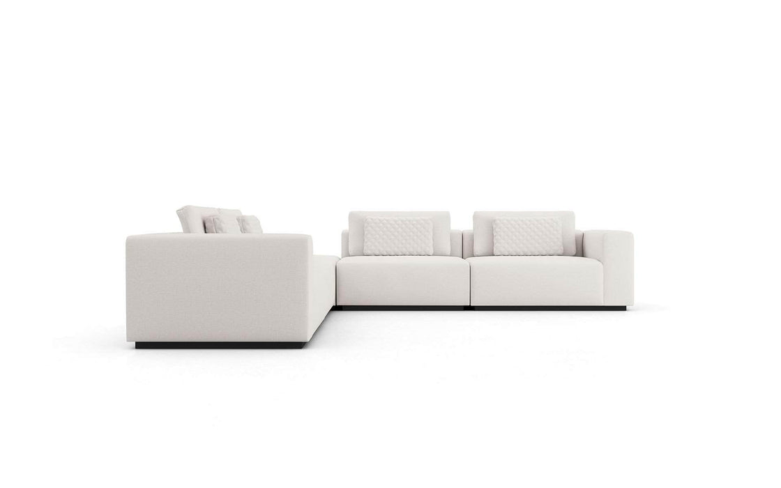 Pending - Modloft Sectionals Spruce Sectional L Sofa in Chalk Fabric