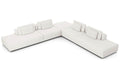 Pending - Modloft Sectionals Spruce Sectional L Sofa with End Units in Chalk Fabric