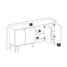 Pending - Modubox Buffets & Sideboards Milo 4-door Buffet - Available in 3 Colours