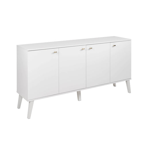 Pending - Modubox Buffets & Sideboards White Milo 4-door Buffet - Available in 3 Colours