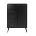 Pending - Modubox Chest Black Milo 5-drawer Chest with Door - Available in 4 Colours