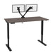 Pending - Modubox Desks Universel 60W X 30D Standing Desk With Dual Monitor Arm - Available in 2 Colours