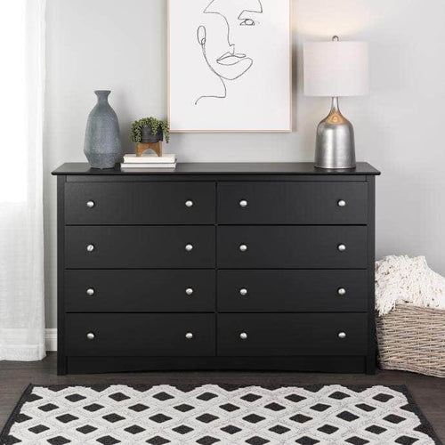 Pending - Modubox Dresser Sonoma 8-Drawer Dresser In Black