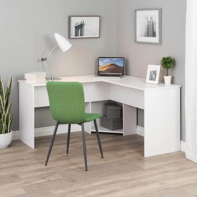 Pending - Modubox L-Desk White L-shaped Desk - Available in 4 Colours