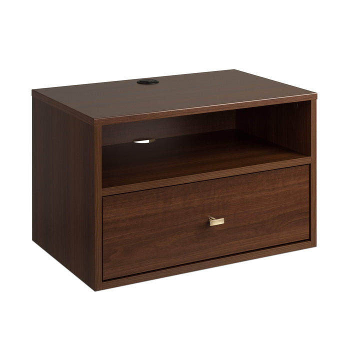 Pending - Modubox Nightstands Cherry Floating Nightstand With Open Shelf - Available in 4 Colours