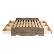 Pending - Modubox Platform Bed Mate's Platform Storage Bed with 6 Drawers in Drifted Grey - Available in 2 Sizes