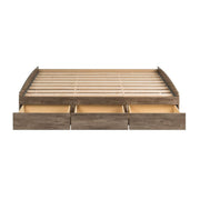 Pending - Modubox Platform Bed Mate's Platform Storage Bed with 6 Drawers in Drifted Grey - Available in 2 Sizes