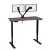 Pending - Modubox Standing Desk Bark Grey Universel 48W X 24D Standing Desk With Dual Monitor Arm - Available in 2 Colours