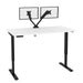 Pending - Modubox Standing Desk White Universel 60W X 30D Standing Desk With Dual Monitor Arm - Available in 2 Colours