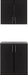 Pending - Modubox Storage Cabinet Black Elite 2 Piece Storage Set H - Available in 2 Colours