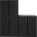 Pending - Modubox Storage Cabinet Black Elite 2 Piece Storage Set J - Available in 2 Colours