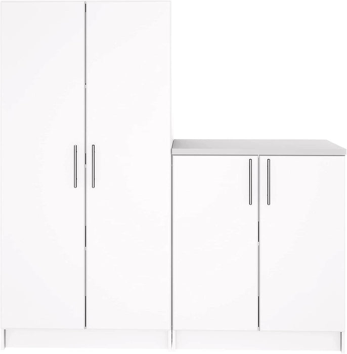 Pending - Modubox Storage Cabinet White Elite 2 Piece Storage Set J - Available in 2 Colours
