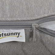 Pending - Outsunny 4 Piece PE Rattan Wicker Sofa Set Outdoor Conservatory Furniture Lawn Patio Coffee Table with Cushion, Grey